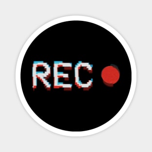 Record Button Magnet